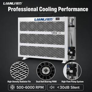 LIANLI 12KW Dry Cooler per Gestione Termica Sostenibile di Data Center, Kit di Raffreddamento <span class=keywords><strong>a</strong></span> <span class=keywords><strong>Liquido</strong></span> All-in-One per Server Aziendali - Product Image 2