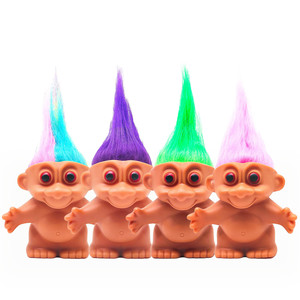 Tirelire Troll Doll Piggy Bank 14 cm, jouet magique à cheveux longs pour enfants, cadeau d'anniversaire - Product Image 3