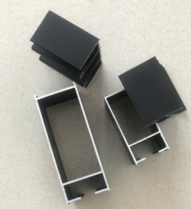 Tùy chỉnh 6063 T5 hợp kim 6000 loạt cửa sổ đùn hồ sơ với dịch vụ cắt trên độ dày 0.80mm cho cửa sổ trượt - Product Image 3