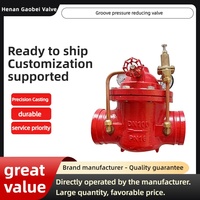 Vanne de régulation hydraulique en fonte réglable DN65 à DN250 G200X 10Q, à commande manuelle, de décharge et de régulation de température constante pour l'eau