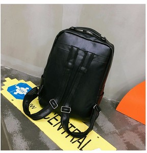 Men and Women PU Leather <strong>Backpack</strong> Vintage Laptop <strong>Backpack</strong> for Laptop 15.6 Inches School Bag College Bookbag <strong>Brown</strong> - Product Image 4