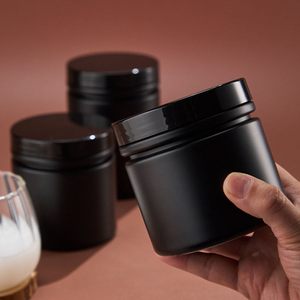 Pot en plastique HDPE de qualité alimentaire avec logo personnalisé, 350 ml, 420 ml, 500 ml, 600 ml, à large ouverture avec cuillère pour poudre protéinée - Product Image 3