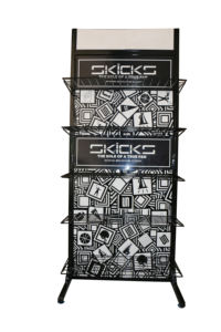 Especialidad Low Top Shoes Store Floor Standing Four Tiers Low Top Shoes Display Rack - Product Image 2