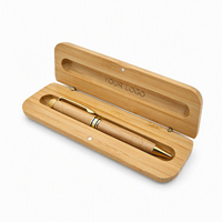 Stylos à bille en bois personnalisés AI-MICH avec logo, kit de stylos en bois vierges, cadeaux d'entreprise pour les employés, cadeaux promotionnels écologiques, souvenirs