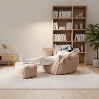 Modernes, komprimiertes, vakuumverpacktes Modulsofa mit hochdichtem Schaumstoff für Apartments, Villen und Hotels