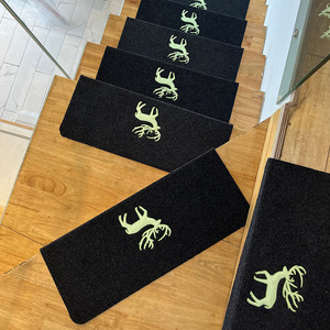 Hot Selling Durable Customized Non Slip Indoor Luminous Light Stair <strong>Treads</strong> Pads Stairway <strong>Carpet</strong> Rugs - Product Image 5