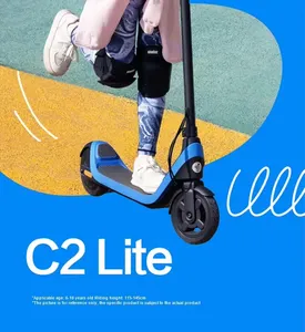 Vente chaude Nouvelle Chine <span class=keywords><strong>Ninebot</strong></span> C2 Lite Scooter Électrique Pliant pour Enfants 14KM Portée Vitesse Max 16 km/h E Scooter - Product Image 1