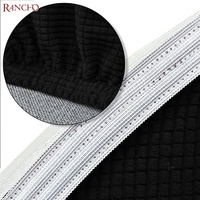 Housse de chaise en tricot Jacquard Spandex extensible Housse de protection de chaise en Spandex de taille universelle Housse de chaise extensible lavable