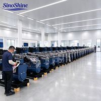 28KW 35KVA Tiga Fasa 415V Genset Diesel Super Senyap Tahan Cuaca dengan Starter Elektrik untuk Daya Cadangan Bengkel Kecil