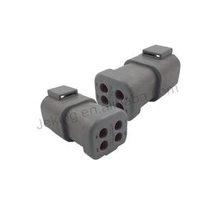 Conectores Automotrices Originales y Nuevos de Jeking, 4 Vías, Grises, con Tapa, DTP04-4P-E003 - Product Image 5