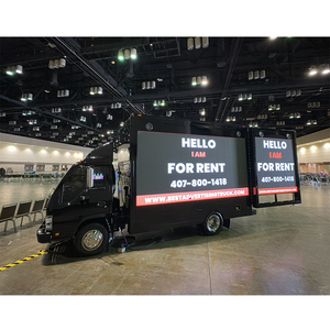 Màn hình lớn p4mm P6 van xe kỹ thuật số di động biển quảng cáo ngoài trời <span class=keywords><strong>LED</strong></span> quảng cáo xe tải màn hình để bán - Product Image 2