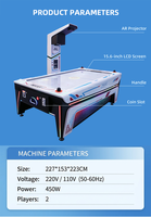 Arcade Next Hockey AR High-Tech Air Hockey Game AR Technology 1 Year 2 Players Coin Operated Indoor Game Machine