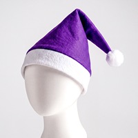 Chapeau de Noël en tissu non tissé pour adultes et enfants, décoration de Noël, cadeau de fête, chapeau de Père Noël, décoration de fête de fin d'année