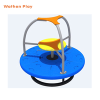Mini manège carrousel pour enfants en gros avec siège de l'équipement de terrain de jeu extérieur pour parc d'attractions