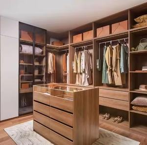 Armoire sur mesure, chambre à coucher, meubles en bois pour la maison, intégrée au mur - Product Image 5