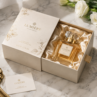 Boîte à parfum portable, écologique et recyclable avec insert en éponge de précision pour le rangement de parfums de voyage et la présentation de cadeaux