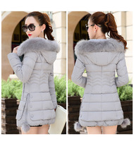 Veste et manteau d'hiver grande taille M-3XL, coupe longue, slim, épais, chaud, col en fourrure, veste à capuche, parka pour femmes