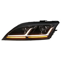 Ensemble de phares LED pour Audi TT TTRS 2006-2014, double projecteur laser, DRL dynamique, clignotant modifié, plug and play