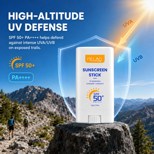 Protector Solar Vegano Invisible SPF 50 PA++++ para Piel Oscura, Orgánico, Sin Residuos Blancos, Seguro para Arrecifes, Barra Mineral Natural para el Rostro - Product Image 2