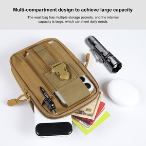 Nouvel arrivage : Sac banane de randonnée HAWEEL, sac de sport extérieur pour <span class=keywords><strong>moto</strong></span>, pochette pour téléphone 7.0 pouces - Product Image 5