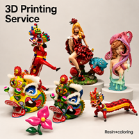 Prototypes de modèles imprimés en 3D, résine ABS SLA, prototypage rapide, modélisation par rétro-ingénierie, figurine, figurine articulée, coloration