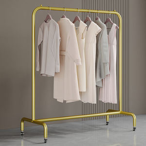 Modern Double-Bar <b>Clothes</b> Drying Rack Thickened Version Movable Function Durable High Load-Bearing Capacity Living Room Bathroom - Product Image 5