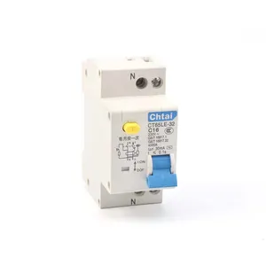 Chtai CT65LE-32 1p+n 16A arc fault circuit breaker RCBO residual current air mini touch switch 6-32 Amp rccb/elcb/mcb DPN RCD