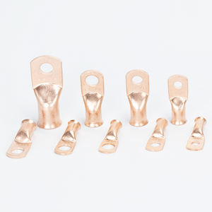 Cosses de <span class=keywords><strong>batterie</strong></span> en cuivre 6 AWG et anneaux 1/4 avec connecteurs électriques, œillets en cuivre pour extrémités de câbles de <span class=keywords><strong>batterie</strong></span> de véhicule - Product Image 4