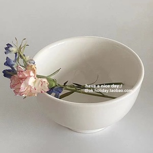 <span class=keywords><strong>Petit</strong></span> <span class=keywords><strong>bol</strong></span> à riz en porcelaine de style japonais moderne de 4.5 pouces <span class=keywords><strong>Bol</strong></span> à <span class=keywords><strong>petit</strong></span>-<span class=keywords><strong>déjeuner</strong></span> en céramique blanc laiteux pour restaurant coréen inspiré - Product Image 3