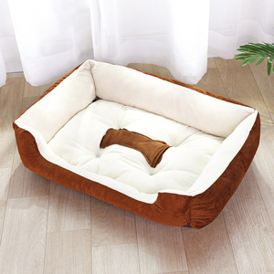 Four Season Solid Classic Eco-Friendly Pet <strong>Bed</strong> Rectangle <strong>Shape</strong> Portable <strong>Dog</strong> Cat <strong>Sofa</strong> <strong>Bed</strong> Nest Waterproof for Medium Animals - Product Image 5
