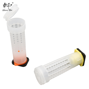 Strumenti di plastica per la custodia dell'ape della regina per la gabbia dell'apicoltura della regina gabbia di spedizione della gabbia dell'ape per l'attrezzatura di apicoltura di spedizione della regina - Product Image 1