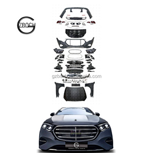 Kits de carrosserie Vogue W213 à W214 pour <span class=keywords><strong>Mercedes</strong></span> Benz Classe E 17-23, mise à niveau W213 vers W214 <span class=keywords><strong>E53</strong></span> <span class=keywords><strong>AMG</strong></span> Vogue, accessoires extérieurs de voiture, pare-chocs - Product Image 1