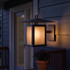 Applique murale LED extérieure étanche IP65 en aluminium et verre, style rétro, pour jardin, pilier, villa moderne, éclairage paysager - Product Image 2