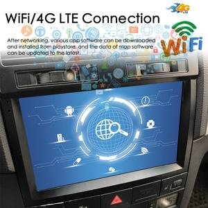 Radio para Auto con Android 13, Voz AI, 8+128GB, GPS, Navegación, Estéreo para VW Volkswagen Touareg 2002-2010 S-Cross, Multimedia, Video, CarPlay - Product Image 2