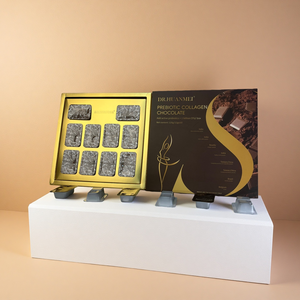 Boîte minceur multifonctionnelle à haute teneur en cacao, sans sucre, nettoyage intestinal, chocolat, collagène, fibres, peptides, bio-détox, perte de poids - Product Image 1