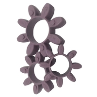 Couplage élastique en forme d'étoile à coussinets, motif fleur de prunier GR/GS14/19/24/28/38/42/48/55/65/75/90