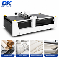 Mesin Pemotong Kulit Otomatis dengan Pisau Osilasi untuk Kain Interior Mobil, Pemotong CNC Sistem Presisi Tinggi