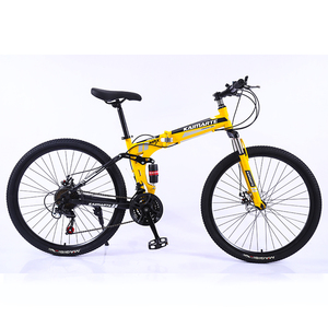 <span class=keywords><strong>Bicicleta</strong></span> de Montaña MTB de Alto Rendimiento de <span class=keywords><strong>26</strong></span> Pulgadas y 21 Velocidades con Frenos de Disco, Cuadro de Acero, Horquilla de Aleación de Aluminio con Suspensión de Aire, Portátil para Todo Terreno - Product Image 3