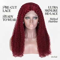 Perruques Bob Courtes Rouge Lisses en Cheveux Humains Brésiliens Double Drawn HD Transparentes avec Dentelle Frontale Complète – Fournisseurs de Perruques Lace Front