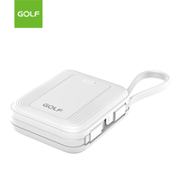 Chargeur Mobile au Lithium Portable LCD numérique en gros bloc d'alimentation personnalisé charge rapide PD 20W batterie externe 10000mAh avec câble