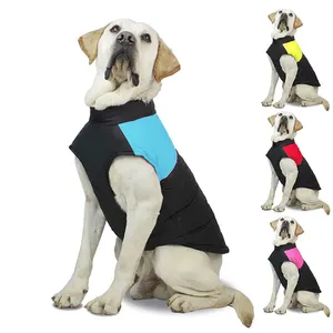 Zipper Closed Expedition Dog Jacket Vest Waterproof Dog Raincoat for Large Dog