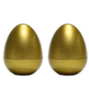 Hộp Đựng Mỹ Phẩm Bằng Nhựa Màu Vàng 30G Hình Quả Trứng Hộp Đựng Kem Dưỡng Da Mặt Cho Em Bé