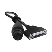 Automotive-Kabelbaum Sinotruck 19-Pin Kabel OBD2 DB25 Adapterkabel Auto-Diagnose Doppelt Abgeschirmtes Datenkabel