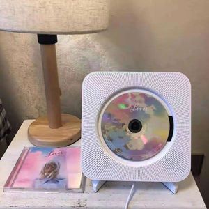 Lecteur <span class=keywords><strong>CD</strong></span> mural style vinyle rétro, haut-parleur Bluetooth avec entrée USB, carte TF et AUX, idéal pour la maison, le salon ou comme cadeau – Vente Flash - Product Image 6