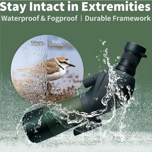 새 관찰 사냥을 위한 삼각대와 휴대용 소형 고화질 20-60x60 80 <span class=keywords><strong>100</strong></span> 스포팅 스코프 - Product Image 4