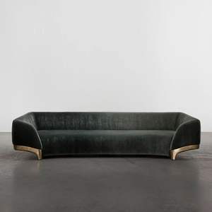 Sofá de tela de diseño minimalista de lujo, sala de estar, simple, moderno, estilo nórdico, <span class=keywords><strong>casa</strong></span> pequeña, creatividad para tres personas - Product Image 2