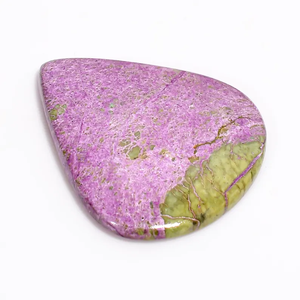 37x33x4mm เครื่องประดับอัญมณีขัดเงาคริสตัลสีเขียวสดใสทรงหลวม atlantisite - Product Image 2