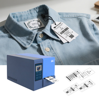 MS-CH650 Dickkarten-Drucker Thermotransfer-Kartendrucker für Kleidungsetiketten, Papieretiketten, 55mm Breite, Automatischer Einzug