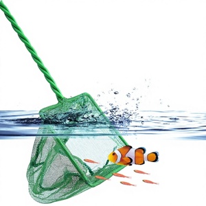 Jaring Penangkap Ikan Hias Jeneca <span class=keywords><strong>Aquarium</strong></span> 4 Inch, Aksesoris Akuarium Plastik Ramah Lingkungan, Cocok untuk Ruang Tamu dan Teras - Product Image 1