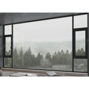 Fenêtres à battants de style français moderne à Foshan avec un design de <span class=keywords><strong>grille</strong></span> décorative, finition élégante pour une utilisation extérieure dans les bâtiments de grande hauteur - Product Image 4